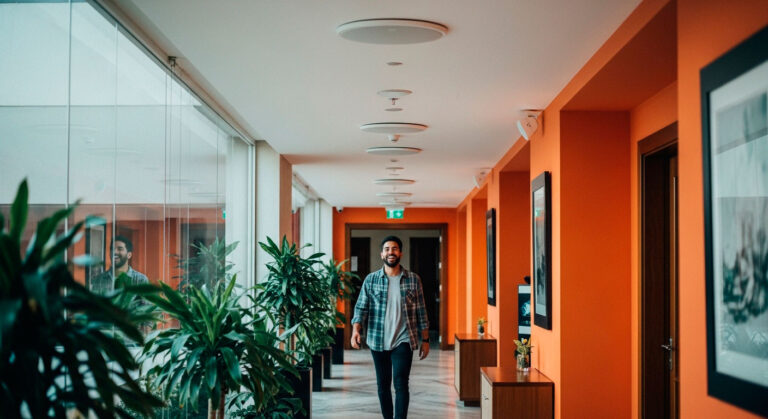 Som Ambiente em Cada Área do Hotel